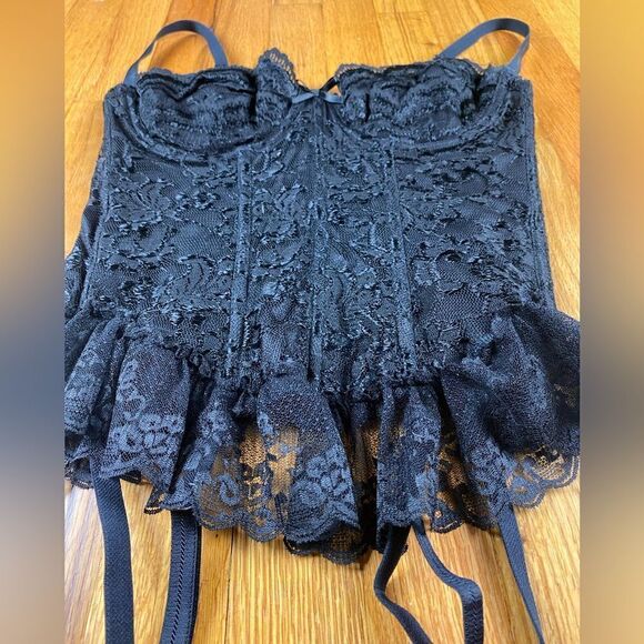 Andrea kristoff for Escanté Vintage Black Large Corset - Picture 8 of 10